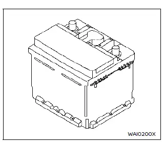 Nissan Ariya. 12-volt battery