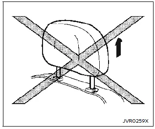 Nissan Ariya. Head restraints/headrests