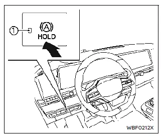 Nissan Ariya. Automatic brake hold 