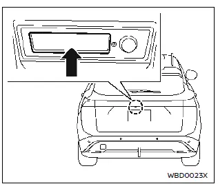 Nissan Ariya. Liftgate