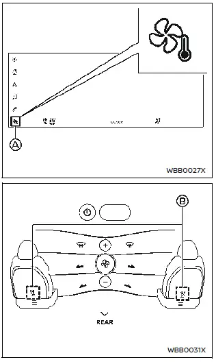 Nissan Ariya. Climate controlled seats