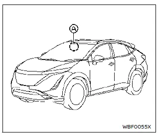 Nissan Ariya. Headlight and turn signal switch