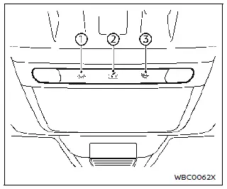 Nissan Ariya. Interior lights