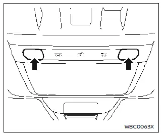 Nissan Ariya. Interior lights