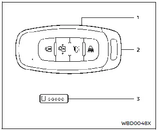 Nissan Ariya. Keys