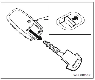 Nissan Ariya. Keys