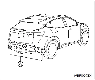 Nissan Ariya. Rear Automatic Braking (RAB)