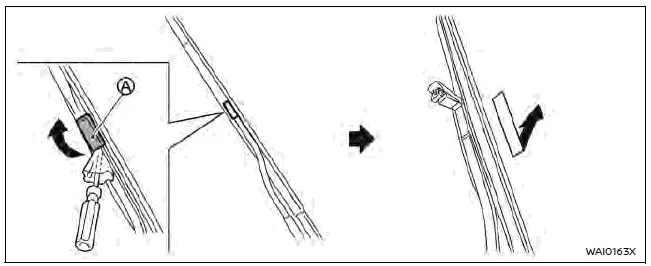 Nissan Ariya. Windshield wiper blades